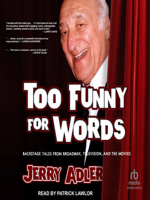 Title details for Too Funny For Words by Jerry Adler - Available